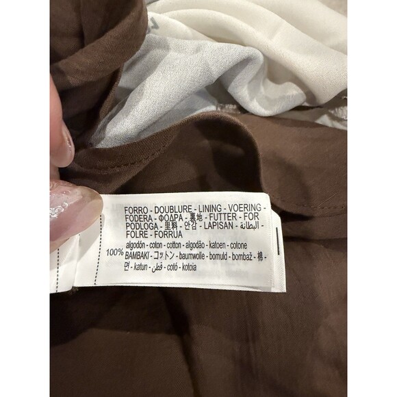 NWT Zara ZW Collection Printed Asymmetric Dress 9375/121 One Sleeve Maxi Small - Picture 15 of 15